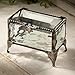 J Devlin Box 310 Clear Glass Box Trinket Box Decorative Keepsake Gift Crystal Beveled