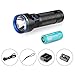 Olight® 2500 Lumens R50 Police Tactical Flashlight 26650 4500mAh lithium-ion Battery Compact Micro-USB Rechargeable Cree XLamp XHP50 LED Flashlight ,Black