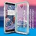 Orzly OnePlus 3T / OnePlus 3 Case, Fusion Bumper Case Cover Shell for OnePlus Three (Original 2016 Model & 3T Version) Protective Hard Cover with Impact Absorbing Blue Rubber Rim & Clear Back Panel