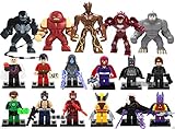17PCS Avengers GROOT VENOM HulkBuster guardians galaxy Building Toys MiniFigures