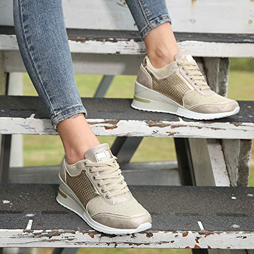 High-Heeld-Wedge-Sneakers-for-Women-Ladies-Hidden-Sneakers-Lace-Up-Shoes-Best-Chioce-for-Casual-and-Daily-Wear