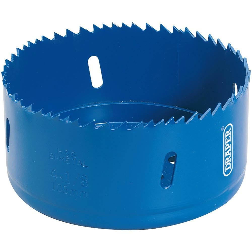 Draper 41094 Expert HSS Bi-Metal Holesaw Blade, 105mm, Blue โ image 1