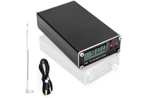 FENTERXY 0.5W Frequency Modulation Emitter 76-108Mhz 500mW Digital Display Stereo Transmitting Device Type-C with 2000M