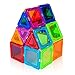 Magformers Basic Rainbow Clear Solid (30-pieces) Set Magnetic Building Blocks, Educational Magnetic Tiles Kit , Magnetic Construction STEM Toy Set