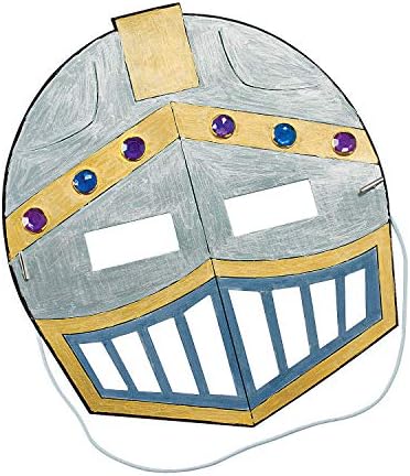 Fun Express Knight Mask Craft Kits Apparel Craft Kits Hat & Mask 12 Pieces