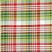 DII Holiday Kitchen and Table Décor Christmas Cloth Square Napkin Set, Holly Jolly Red & Green Plaid, 6 Count