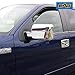 E-Autogrilles Triple Chrome Plated ABS Mirror Cover for 04-08 Ford F-150 (Do Not Fit XL,STX or 04 Heritage) (65-0300)