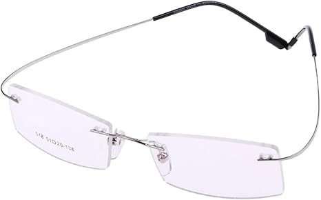 white half frame glasses