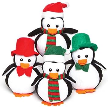Baker Ross Penguin Mini Bean Pals Perfect Stocking Filler For