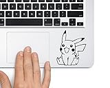 Pikachu Looking Up Pokemon - Trackpad Apple Macbook Laptop Vinyl Sticker Decal