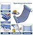 Kayla Water Floating Hammock Portable Swimming Pool Mat Inflatable Pool Lunger Float Hammock Pool Air Mat Pool Float Recliner with Inflatable Rafts Green (Green)