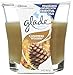 Glade Candle Jar, Air Freshener, 2in1, Cashmere Woods, 2 candles, 3.4 Ounce- Pack of 3