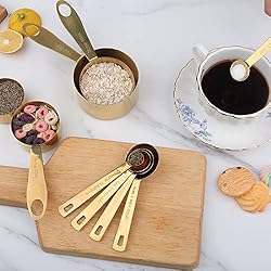 GuDoQi Measuring Cups and Spoons Set of