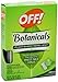 Off! Botanicals Plant-based Repellant Towelettes (Pack of Six)