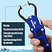 Fish Gripper Rustproof Aluminum, Fish Grabber for Saltwater & Freshwater, Fishing Gear and Kayak Accessories, Fish Lip Gripper for Easy Catch Handling, 33lb Max Weight
