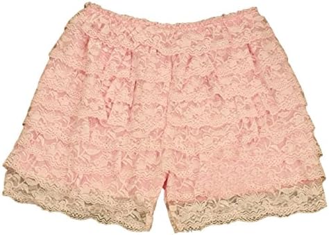 YUKICHI wear Women's Fitted Lace Shorts 【 for Lolita dress 】 Bloomers Halloween (pink)