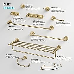 Kraus Elie Bathroom Robe and Towel Rack with 2