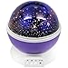 LED Concepts® Moon and Star Projection Lamp – Color Changing Cosmos Star Projection for Starry Moon Sky Night Light in Children’s Room with USB Cable