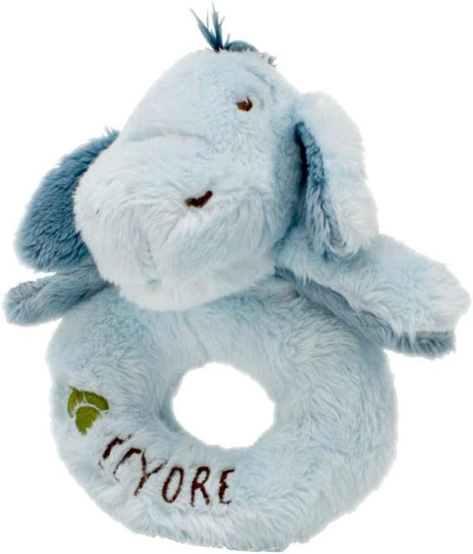 Rainbow Designs Classic Eeyore Ring Rattle, White - Image 3