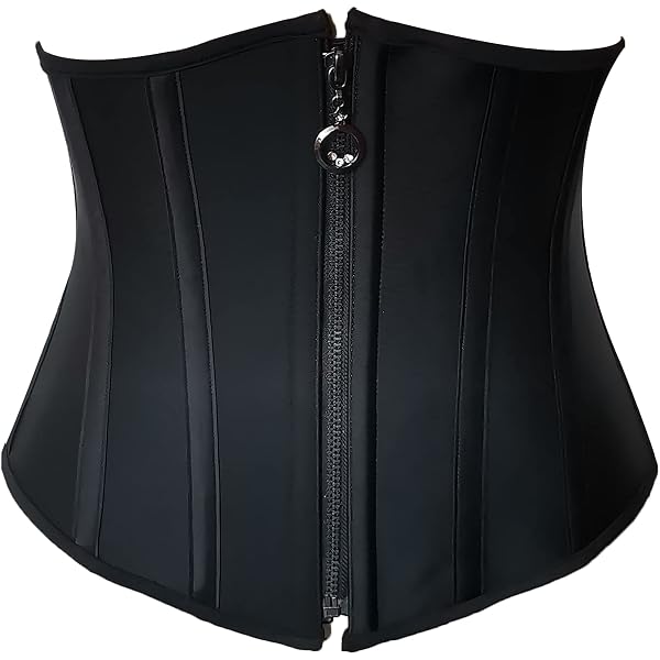 thumbnail image 2 of Aecibzo Women's Black Waist Trainer - Corset Body Shaper For Workout & Shapewear 2 of 9
