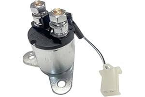NVGUOES Starter Motor Solenoid with 2-Wire Plug Compatible with A-iPowe SUA9000E, SUA10000EC, SUA12000E, Predator 7000/8750W, 420cc, GP6500E, GP7500E, GP8000E, All Power Gentron 10000W Generator