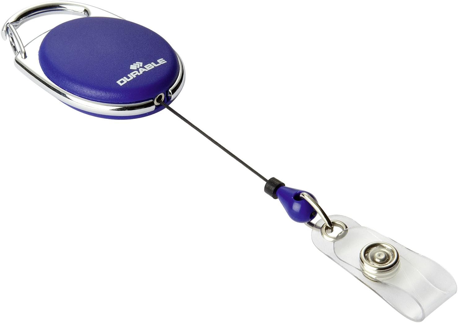 Durable Badge Reel STYLE in Blue | Pack of 10 | Ideal for Securely Holding Name Badges, Security Passes, Key Fobes, etc. โ image 1
