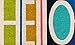 Novogratz by Momeni Rugs Aloha Collection Hello Doormat, Multi, 1'6