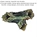 Tfwadmx 2Pcs Decaying Trunk Aquarium, Betta Fish Ornament, Freshwater Ornament – Resin Aquarium Decoration Log, Fish Tank Wood with Holes & Aquarium Hideout Caves Fish Tank Wood Decorthumb 2