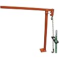T Post Puller Fence Post Puller Heavy Duty Fence Post Puller with 47" Lifting Chain & T Post Puller Plate Puller T Post Puller for Round Fence Posts T Stakes Sign Post & Tree Stump