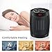 WONNIE Space Heater Portable for Office Home ETL Listed 900W/1500W/Mini Fan 2019 Upgrade (Black)