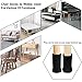 Ezprotekt 24PCS Chair Leg Socks High Elastic Furniture Socks Pads Non-Slip Chair Leg Feet Socks Covers Furniture Caps Set, Fit Furniture Feet Girth from 3