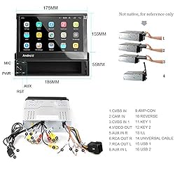 Android 10.1 Car Stereo with GPS WiFi, Single Din