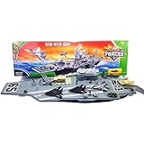 27.5" long Aircraft Carrier with Soldiers and 3 Aircrafts