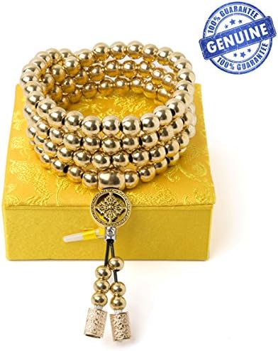 Penixon Self Defence 108 Buddha Beads Necklace Chain