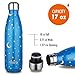 MIRA 17 oz Stainless Steel Vacuum Insulated Water Bottle - Leak-Proof Double Walled Cola Shape Bottle - Keeps Drinks Cold for 24 Hours & Hot for 12 Hours - Stars