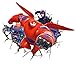 Fange DIY Removable 3D Big Hero 6 Baymax Art Mural Vinyl Waterproof Wall Stickers Kids Room Decor Nursery Decal Sticker 27.5''x19.6''