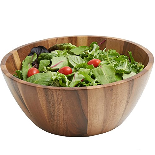 Amazon 12 Inch Wooden Salad Bowl Nambe Gourmet Harmony Piece