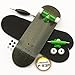 Peoples Republic Black Complete Wooden Fingerboard w Nuts Trucks - Basic Bearing Wheels