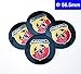 BENZEE 4pcs D029 56.5mm Emblem Badge Sticker Wheel Hub Caps Centre Cover ABARTH Racing Italy For FIAT 124 125 125 500 695 OT2000 Coupe