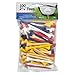 Intech Golf Tees 2 3/4 Inch, Multi Colored (Red, White, Blue, Yellow, Natural), 100-Pack
