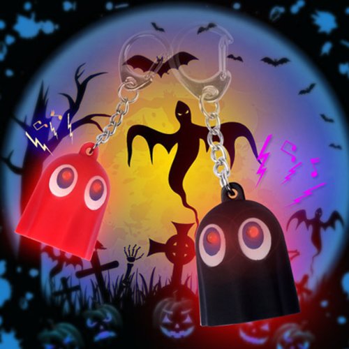 Luminous Sound Ghost LED Key Chain Color Optional.