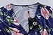 OUGES Women's V-Neck Pattern Pocket Maxi Long Dress(Floral-03,XL)