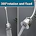 3New 360°Swivel Water Saving Tap Aerator Nozzle Filter Water Saving Tap Diffuser Kitchen Accessories (Long)