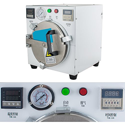Genmine Mini Autoclave Bubble Remover Adhesive Sticker LCD Air Bubble Remove Machine Cell Phone LCD Screen Repair Tool for Glass Refurbishment - Thumbnail 6