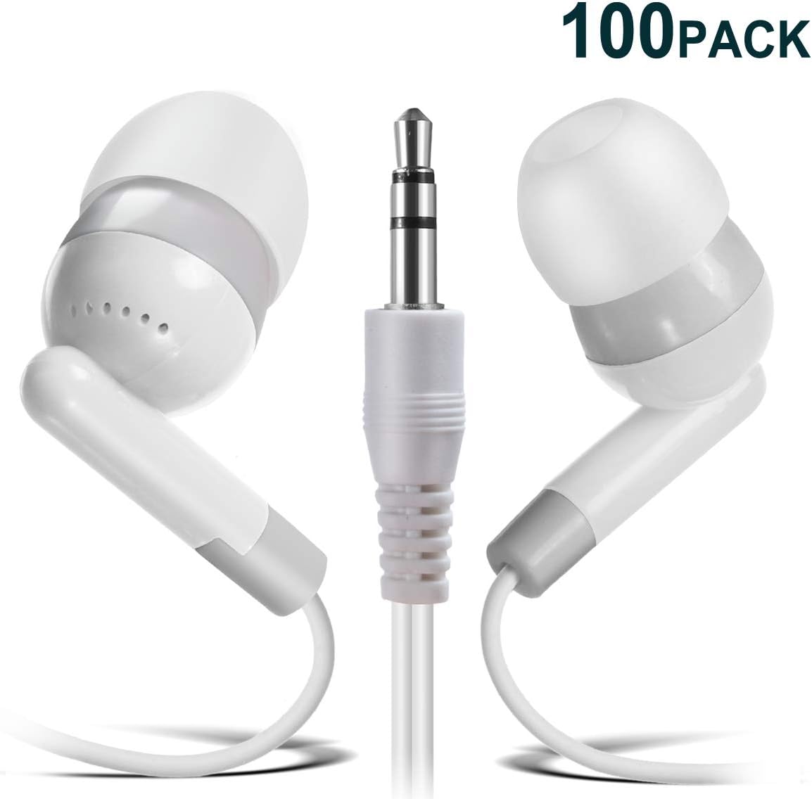 Wholesale Earphones Bulk Earbuds Headphones Keewonda 100 Pack Ear