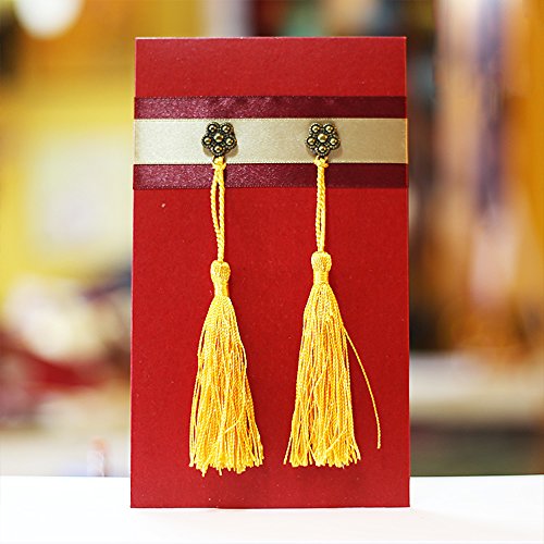 VAPKER 100 Pieces 13cm/5-Inch Silky Handmade Soft Tassels Floss Bookmark Tassels with 2-inch Cord Loop for Jewelry Making, DIY Projects, Bookmarks(25 Colors)