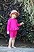 Made in USA Girls Rash Guard Peplum Long Sleeve Sun Shirt Rashguard SPF50+