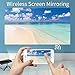 Prechen Mini Portable Projector, WiFi Bluetooth Projector Pico DLP Video USB HDMI Projector Built-in Battery Speaker Support HD 1080P Projector Compatible with PC, iPhone Smartphone, Home Theaterthumb 3