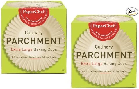 Extra Large Paper Cupcake Liners / Baking Cups, 30-ct/Box by PaperChef