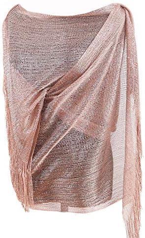 1920s Gatsby Weddings Evening Scarfs,Sheer Glitter Sparkle Piano Shawl Wrap
